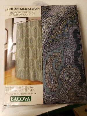 Cortina de Ducha BACOVA Landon Medallion 70 x 72* Foto 1 de 3