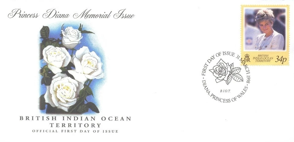 BIOT, Territorio Británico del Océano Índico Scott #'s 197c FDC Foto 1 de 1