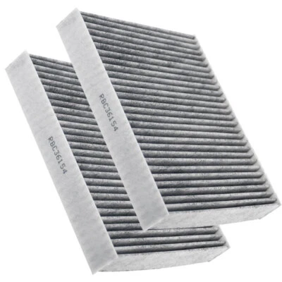 Conjunto de 2 filtros de ar de cabine de carbono para Chevrolet Malibu Limited Sonic Spark Ev - Imagem 1 de 4