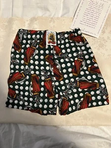 VTG Yo Wear Max Boxxer Kids Unisex Shorts Golf Polka Dot 100% Cotton USA M - Picture 1 of 3
