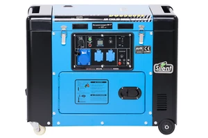 Stromerzeuger 8kVA Silent Diesel 230Volt Stromaggregat Dieselaggregat AVR W2848 - Bild 1 von 11