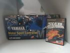 SLED STORM GAME + NEW YAMAHA SNOW MOBILE CONTROLLER FOR PS2 PLAYSTATION 2 #A15