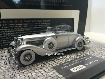 Minichamps 1/43 Duesenberg Sjn Supercharged Convertibile 1936 Silver 437150330 - Image 1 of 3