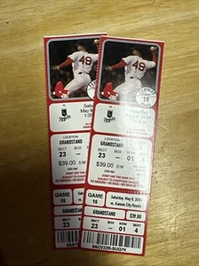 (2) Fenway Park Tickets Red Sox Kansas City Royals 5/8/2004 - Picture 1 of 2