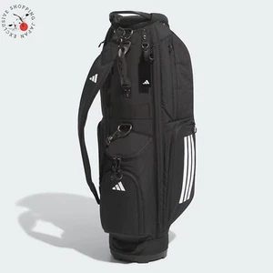 Adidas Golf Three Stripes Cordura Cart Bag 8.5 x 47" 4-way 2025 Model Men Black  - Picture 1 of 6