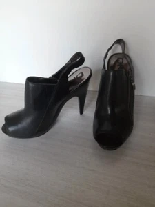 Scarpe sandali con tacco in vera pelle DKNY Taglia 38/38.5 - Imagen 1 de 14