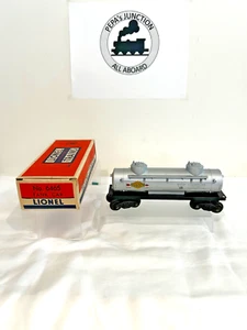 LIONEL 6465 #10 SUNOCO TANQUE 2 CÚPULAS TIPO 2 VAR-E BLT-1948 LIC.REPRO. CAJA - Imagen 1 de 6