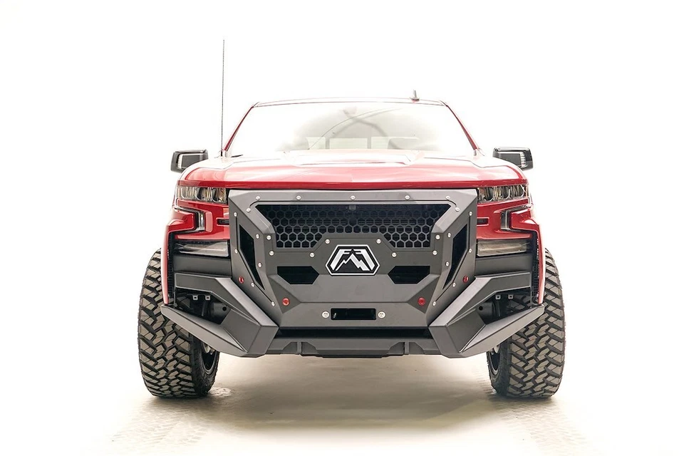 Front Bumper for 2019-2021 Chevrolet Silverado 1500, Fab Fours GR4000-1 - Image 1 of 2
