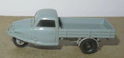 Micro WIKING Ho 1/87 Goli Triciclo Grigio Bleute #330 No. Box Fino - Immagine 1 di 4