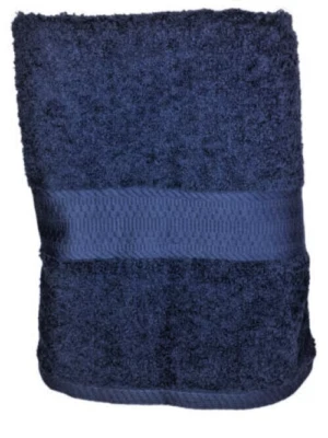 Toalla de baño lisa azul marino The Big One 30" x 54" 100 % algodón nueva con etiquetas Foto 1 de 3