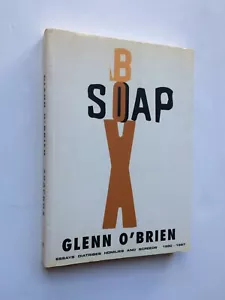 Glenn O'BRIEN " SOAPBOX " E.O. NUM. avec ENVOI / HANDSIGNED, 1997 warhol - Picture 1 of 2