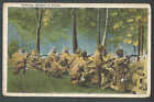 Ca 1918  Ppc* Wwi American Soldiers In Action Mint Has Bends
