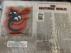 Baltimore Orioles 1966 Patch Stat Card Cooperstown Willabee & Ward - Picture 1 of 2