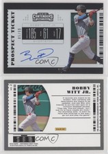 2019 Panini Contenders Draft Picks RPS Prospect Ticket /99 Bobby Witt Jr Auto
