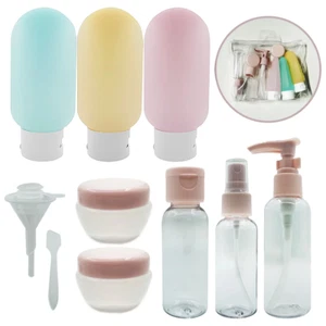 Portable Travel Bottles Set, 11 Pack Travel Size Containers for Toiletries, Sham - Picture 1 of 8