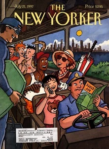 1997 New Yorker July 21 - Lost in New York - Sikoryak; Gay at Chrysler - Picture 1 of 1