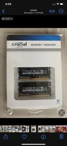 Crucial 2GB 1Rx16 PC3L - Memoria RAM portátil compatible para Mac - Imagen 1 de 3