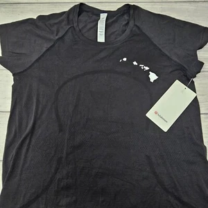 RARE! NWT Aloha Lululemon Women's Hawaiian Island Swiftly Tech Short Sleeve Shir - Picture 1 of 5