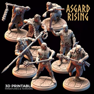Warband Bandit Outcast Warriors, DnD RPG Fantasía Juegos de Guerra Bandidos Miniaturas - Imagen 1 de 8