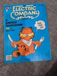 The Electric Company Magazin Sesam November 1986 A Garfield Thanksgiving MB - Bild 1 von 8