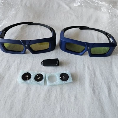 LOTE de 2 gafas de TV XPAND DLP-Link Beyond Imagination 3D X102 SUE batería azul Foto 1 de 4