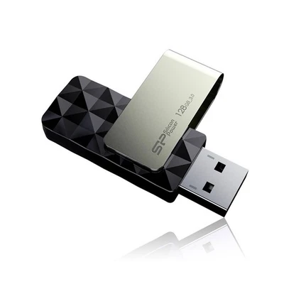 128 GB Silicon Power B30 Blaze USB3.0 Flash Drive Swivel Style, USB 3.1 Gen1 (US - Image 1 of 4