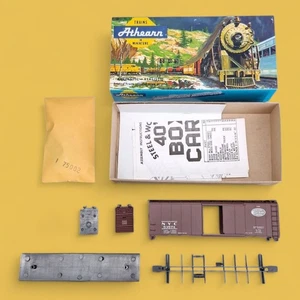 HO Athearn Bev-Bel 1950's 40' Box Car Reading 53574 Tuscan Red 316-3 - Picture 1 of 6