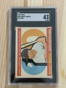 Mickey Mantle SGC 4 1960 Topps All-Star #563 - Bild 1 von 2