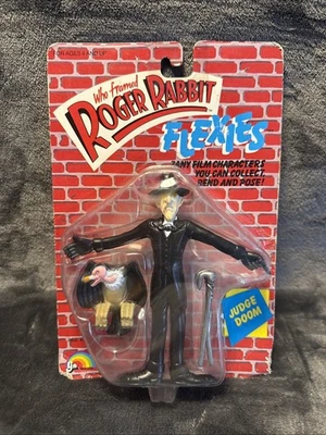 Figura de acción de colección 1988 LJN Toys Who Framed Roger Rabbit Flexies Judge Doom  Foto 1 de 4