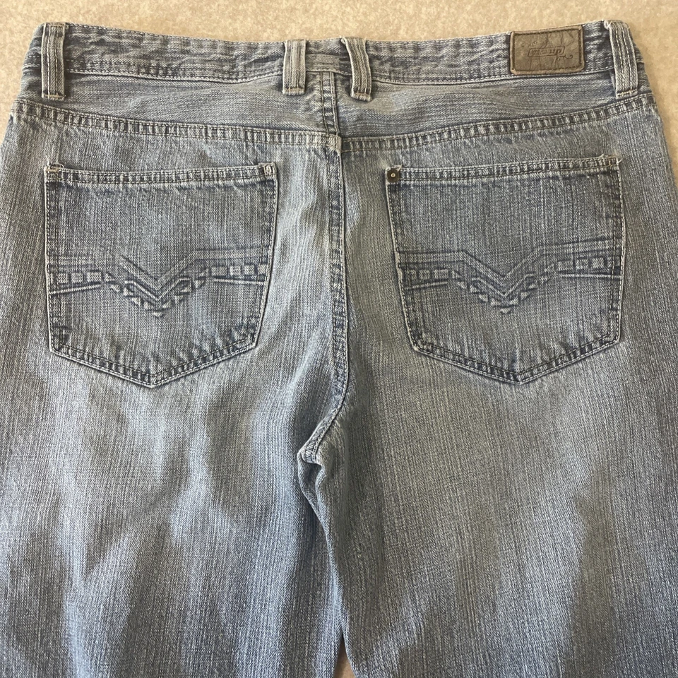 Urban Up Men’s 34 X 34 Slim Straight Jeans Light Distress 5 Pocket - Image 1 of 4