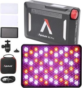 Aputure MC Pro 5W RGBWW LED On-Camera Video Panel Light 2000K-10000K APP Control - Picture 1 of 8