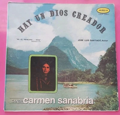 Carmen Sanabria Hay Un Dios Creador JERICO VALP-50017 Cristiana  VG+/VG #7319 Foto 1 de 4