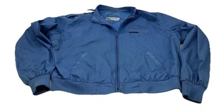 Vintage Members Only Jacket Men's 46 Blue Iconic Cafe Racer Bomber Full Zip EUC - Picture 1 of 11