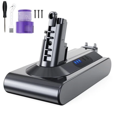 VUNZO 6000mAh Batteria per Dyson V10 SV12 Batteria di Ricambio per Dyson V10 Animal/