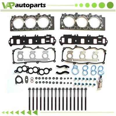 Conjunto de parafusos de junta de cabeça para 2001-2007 Ford Taurus para Mercury Sable 3.0L OHV - Imagem 1 de 4