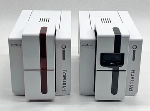 Evolis Primacy Expert Badge ID stampante a colori PM1H0000RS lotto 2 PARTI - Foto 1 di 6