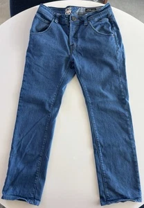 Volcom Jeans Mens 30x27 Blue Nova Jean Modern Straight Stretch Y2K - Picture 1 of 9