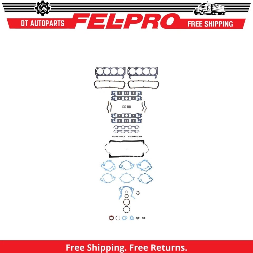 Juego de juntas de motor Fel-Pro 1965 1966 1967 para Ford GT40 1964-1968 4,7 L V8 Foto 1 de 1