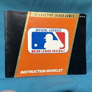 Major League Baseball Nintendo Entertainment System NES Manual - Picture 1 of 13