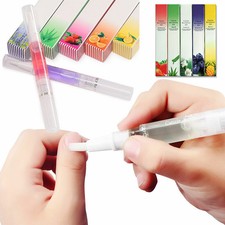 12Pc Mix Taste Cuticle Revitalizer Oil Pen Nail Art Manicure Care Treatment P7P8
