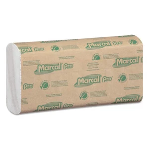 Marcal PRO P100B 1-Ply 100% Recycled C-Fold Paper Towels - White (2400/CT) New - Picture 1 of 1