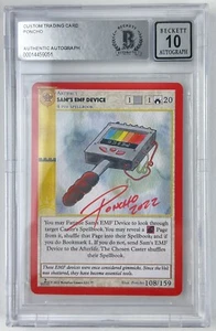 METAZOO Wilderness Sam's EMF Device signed PONCHO Encapsulated Graded 10 Beckett - Picture 1 of 2