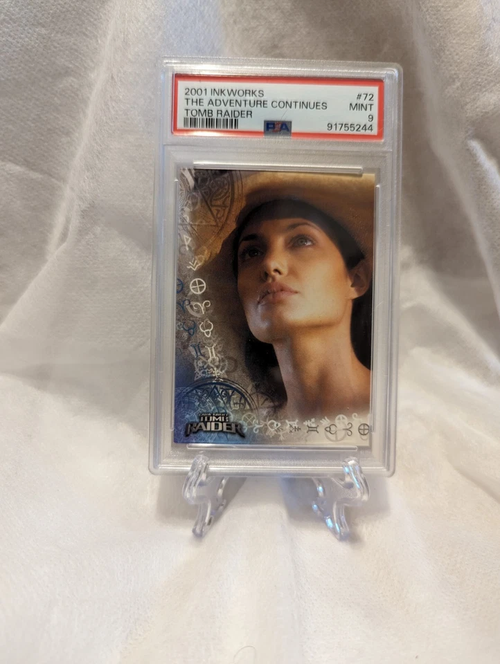 Angelina Jolie - Lara Croft Tomb Raider 2001 #72  The Adventure Continues PSA 9 - Image 1 of 3