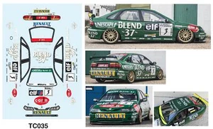 TC035 1/10 RENAULT LAGUNA BTCC, 190mm Tamiya TT01 TT02 Nescafe - Bild 1 von 1