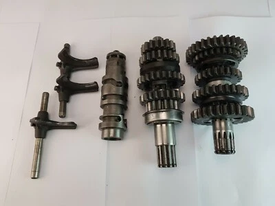 HUSQVARNA HUSKY WR250 WR 250 1989 CAJA DE CAMBIOS EJES DE TRANSMISIÓN ENGRANAJES HORQUILLAS TAMBOR Foto 1 de 4