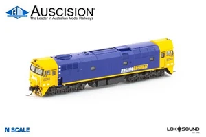 Auscision (N80-14s) 8046 Pacific National - Blue/Yellow - N Scale DCC - Picture 1 of 3