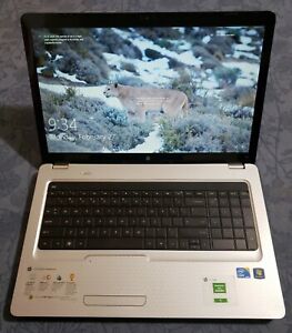 HP G72-250US 17" Laptop Intel i3-m350 2.27GHz 4GB 320GB HDD Win10Pro #40
