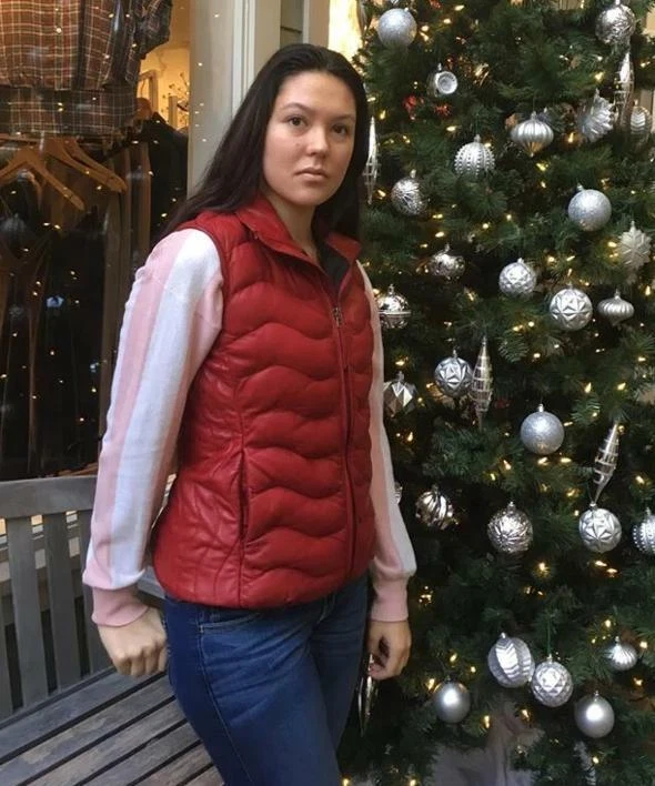 Chaleco de cuero suave Scully Butter para mujer Foto 1 de 1