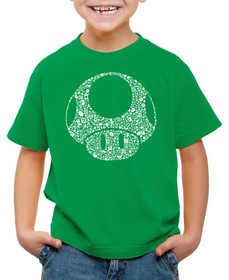 Super Toad Kinder T-Shirt mario videospiel konsole super world game boy n64 snes