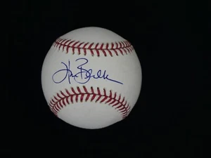 HANK BLALOCK SIGNED OFFICIAL MAJOR LEAGUE BASEBALL - TEXAS RANGERS - Picture 1 of 2